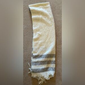 Acrylic Cream Scarf 6ft x 23 in